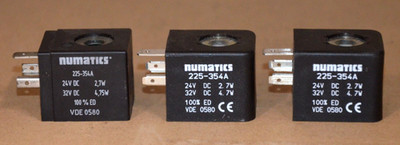 Numatics 225-354A Magnetspule 3 Stück