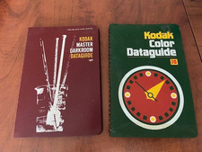 Kodak Master Darkroom Dataguide 1970  Color Dataguide 1974 Kodak Film Vintage