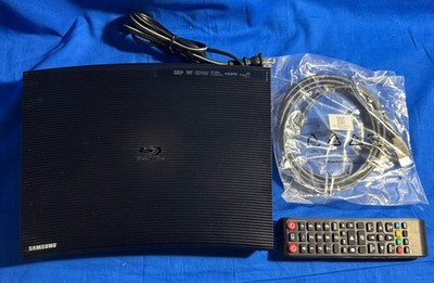 Samsung BD-J5100 Blu-Ray Disc Player w/ Remote & HDMI Cable Tested Working