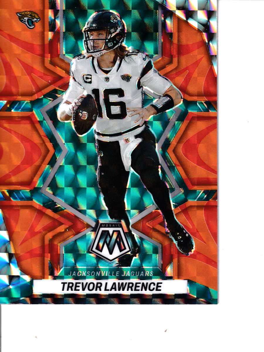 Trevor Lawrence - 2022 Panini Mosaic - Orange Reactive Prizm - #88 - Jaguars