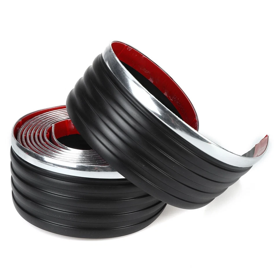 236*2.5 inch Black Side Body Trim Molding Protector Fits Chevy GMC Pickup Truck - Image 3 of 4