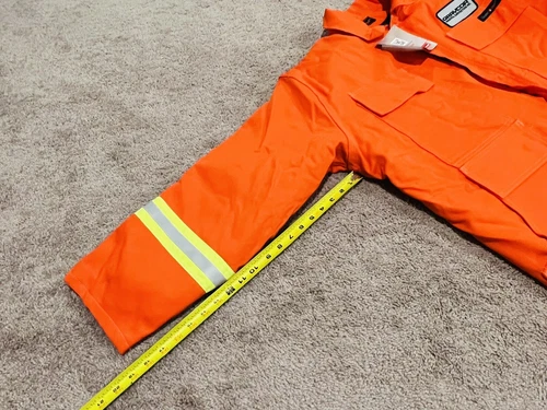Nesse Wear Fire Resistant XL Coat Reflector Stripped Sleeves Fire Fighter image 4