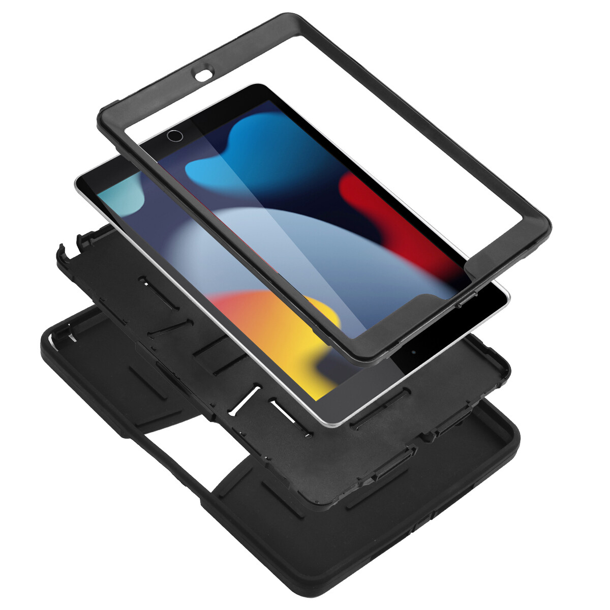 For iPad 9th 8th 7th Generation Case Military Heavy Duty Shockproof Stand Cover