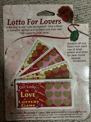 LOTTO FOR LOVERS Scratch Off Lottery Game - Strictly for Adults