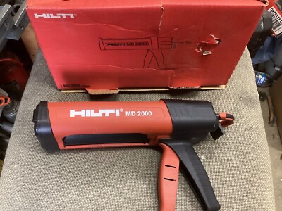Hilti Epoxy Adhesive Mixing Gun MD2000  Good Condition Whith Black Cartridge