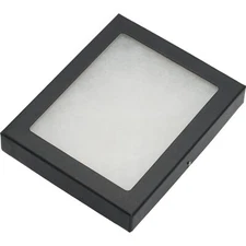 Riker Display Cases 130BK Mount Frame Case with Glass Top 5 1/2" x 4 1/4" x 3/4"