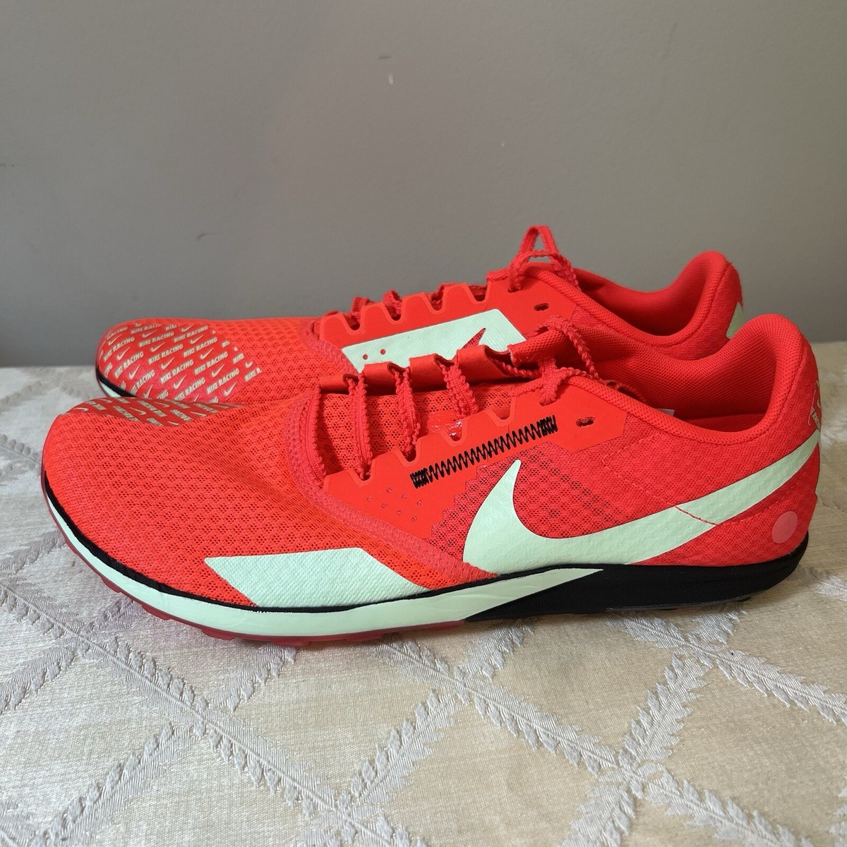 Nike Rival XC 6 Cross-Country Spikes Crimson/Neon DX7999-600 Size 9.5 US New Nike Rival XC 6 Cross-Country Track | Mercari main image 3