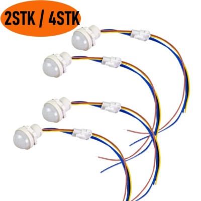 2-4x mini PIR infrared motion detector sensor switch detector for LED 220V DE
