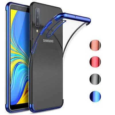 Silikon Schutz Hülle Für Samsung Galaxy A70 s Tasche Handy Case Transparent klar - Bild 1 von 2