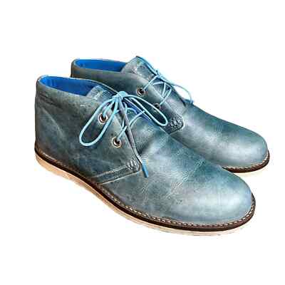 Steve Madden Original Ltd. Edition Blue Leather Boot | Mens 9 ALDAIR Black Chelsea Men main image 2