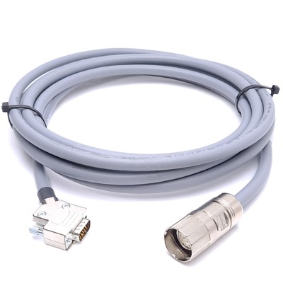 Kollmorgen F5-12-FB4-A3-00-004000 Motor Feedback Cable, For AKD/AKD2G Drive, 4m