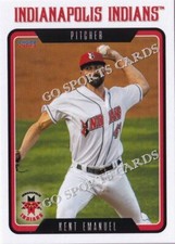 2023 Indianapolis Indians Kent Emanuel RC Rookie Pittsburgh Pirates Minor League