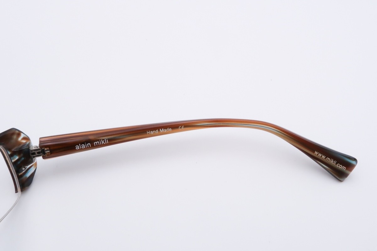 NICE Alain Mikli A0477 Eyeglasses FRAMES 19 Brown Stripe 54[]17 