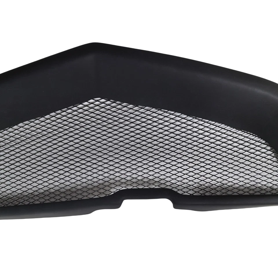 Parrilla de malla superior para parachoques delantero para Acura TL 2007-2008 fibra de vidrio mate negro Foto 4 de 4