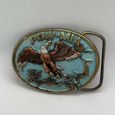 POW-MIA Not Forgotten Belt Buckle