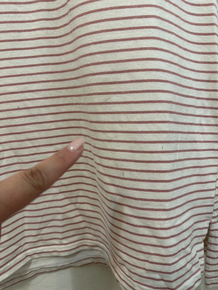 Buffalo Womans Nautical Striped T shirt Dress Sz XL Beachy Minimal Vacay Travel - Image 3 of 4