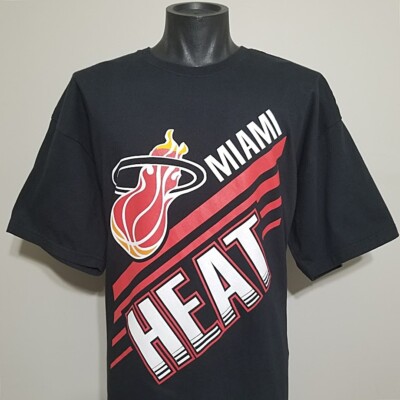 Nba Miami Heat Mitchell Ness T Shirt 2XL Mens Retro City Logo Basketball Tee