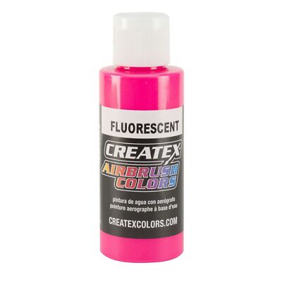 (132,67 /1l) fluorescent Leuchtrosa Createx Airbrush Colors Farbe 120ml 12 5407