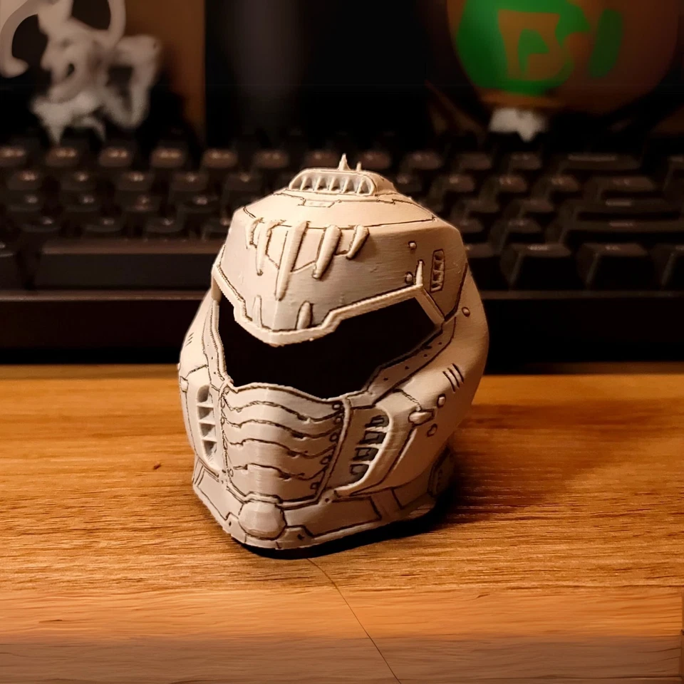 Slayer Warrior Helmet | Dark Fantasy Sci-Fi Armor Prop | Cosplay Battle Headgear - Image 3 of 3