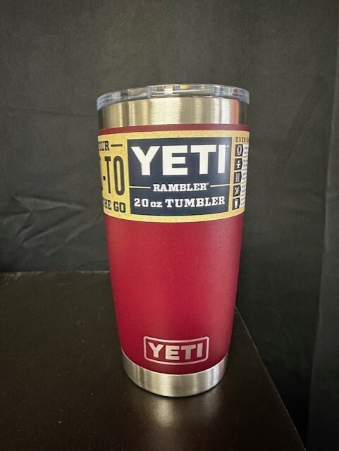 YETI Rambler 20 oz Tumbler with MagSlider Lid in Wild Vine Red  