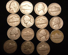 1951 D P S Jefferson Nickels Lot of 25 coins — photo 2