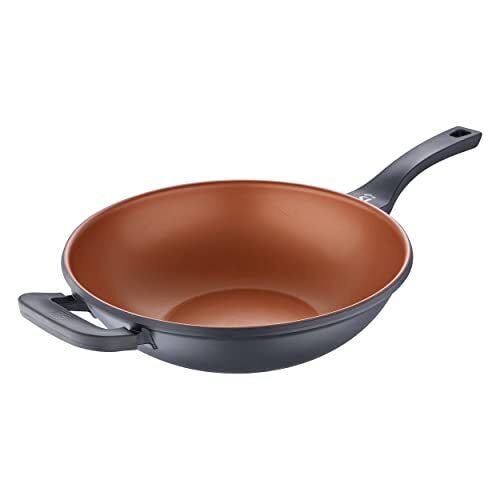 San Ignacio Bronze | Wok 32cm | Antiaderente | Fabbricata in Alluminio Pressofus