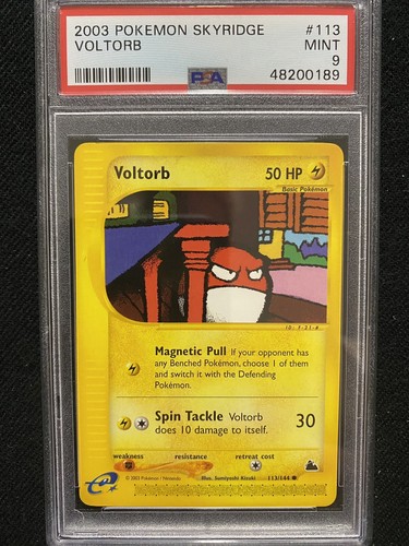 Voltorb graded PSA 9 for sale on eBay