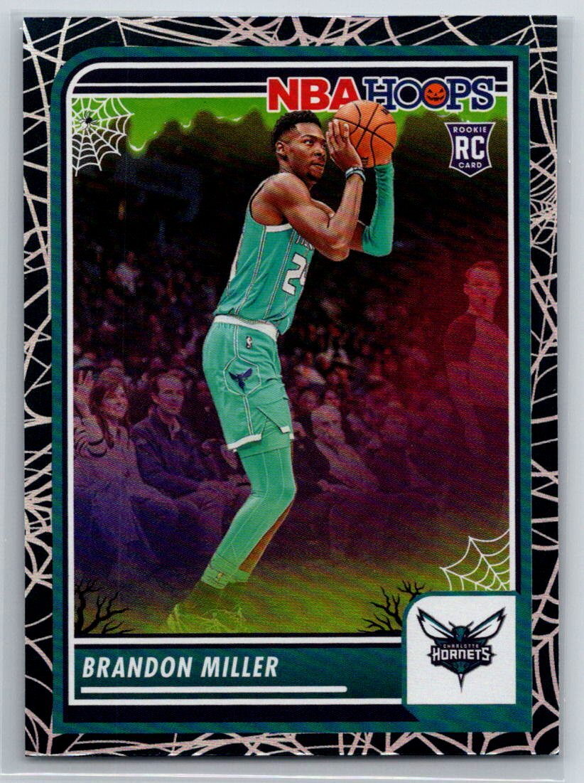 2023-24 Hoops Haunted Hoops #245 Brandon Miller Holo Webs