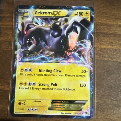 Zekrom EX 52/113 Legendary Treasures Holo
