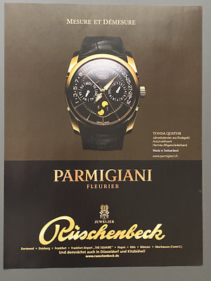 Parmigiani Fleurier Tonda Quator Original 2013 Watch Ad Werbung Reklame