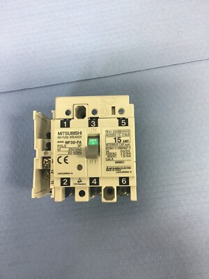 Mitsubishi NF30-FA breaker with Aux