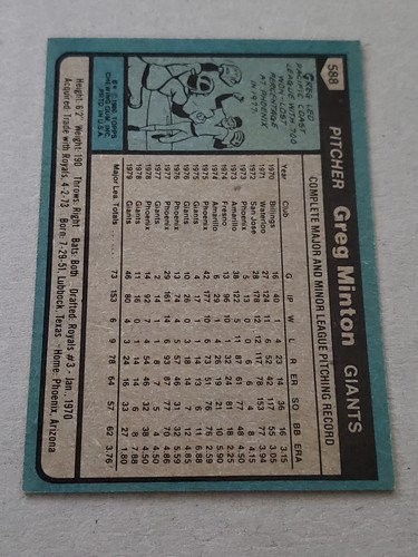 1980 TOPPS BASEBALL TRADING CARDS 541-726 YOU PICK FREE SHIPPING 50% 2 OR MORE - 第 67/229 張圖片