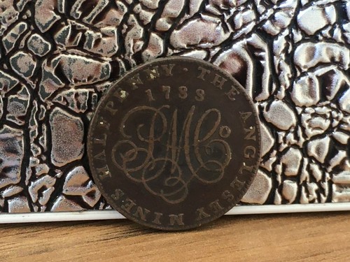 1788 TOKEN THE ANGLESEY MINES HALF HALFPENNY - Picture 2 of 9