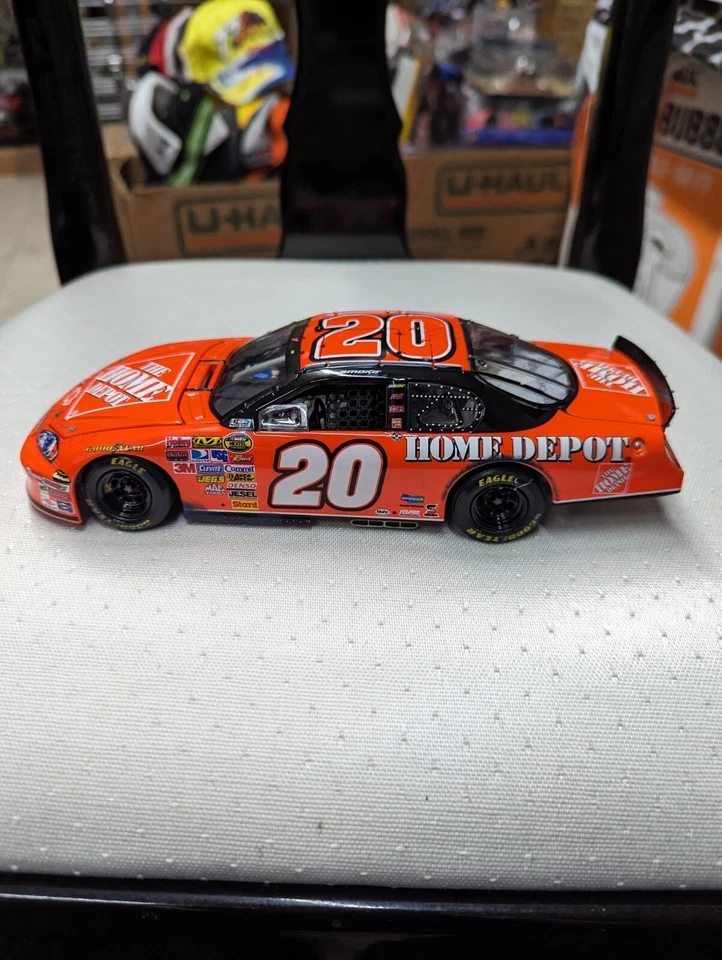 TONY STEWART #20 THE HOME DEPOT/Bud Shootout Raced Win 2007 Monte Carlo 1/2007 Foto 4 de 4