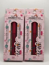 Set of 2 - Ioni Cali Beauty Downtown Phat Lip Chubbystick Pink Rose