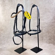Pony Kavalkade Dressage Bridle w/ Crank Noseband & Snaffle Noseband