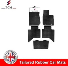 For Isuzu D-Max 2021-On Fully Tailored 5mm Extra Heavy Duty Rubber Car Floor Mat
