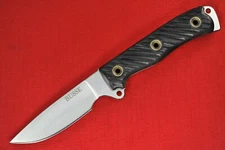 2011 Busse Custom LCABS .15" Convexed Satin INFI, Textured Black G10 Handle 