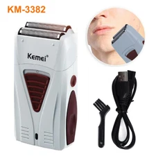 Men Kemei Electric Shaver Trimmer Bald Razor Beard Shaving Machine Rechargeable