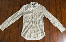 PS Paul Smith Slim Fit Long Sleeve Button Front Shirt Men's Small  MSRP $195