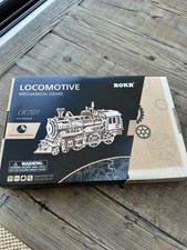 ROKR  Locomotive Train LK701, 350 Pieces, Level 5, Mechanical Gears, Unopened