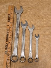 4 Gedore SAE Combination Wrench Set India Drop Forged Chrome Vanadium