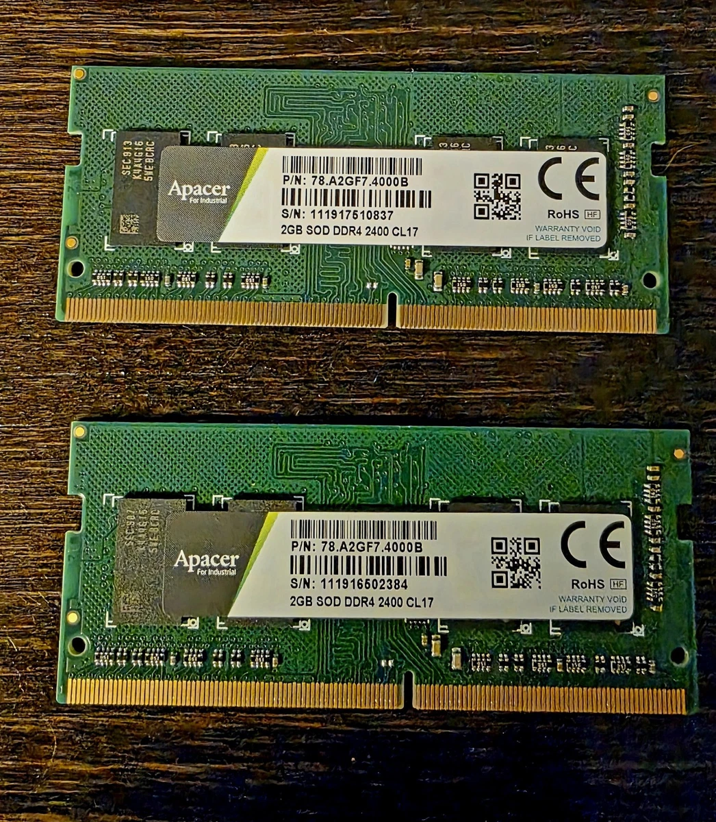 Apacer Computer Memory (RAM) for sale | eBay