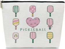 Pickleball Gifts Makeup Bag Pickleball Accessories Women Gifts Multicolor B