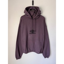 Umbro OG Logo Mask Hoodie - Size XL - Dark Purple - NEW