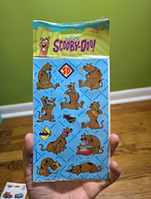 Vintage Sandylion Sticker Designs Scooby-Doo Cartoon Network 2 Sheets 1998
