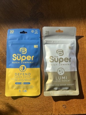 The Super Patch Company:The Defend Patch & The Lumi Patch Pack Of 28 Patches