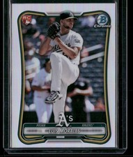 2026 Bowman Chrome Luis Morales Red Rookie RC #49 ATHLETICS