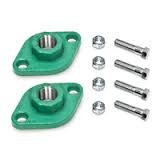 Taco 110-251-3/4 3/4" Cast Iron Flange Set W/Bolts NPT Connection