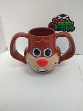 1980s Nestle Quik Rabbit Bunny Mug - 2 handled Cup. Made in USA